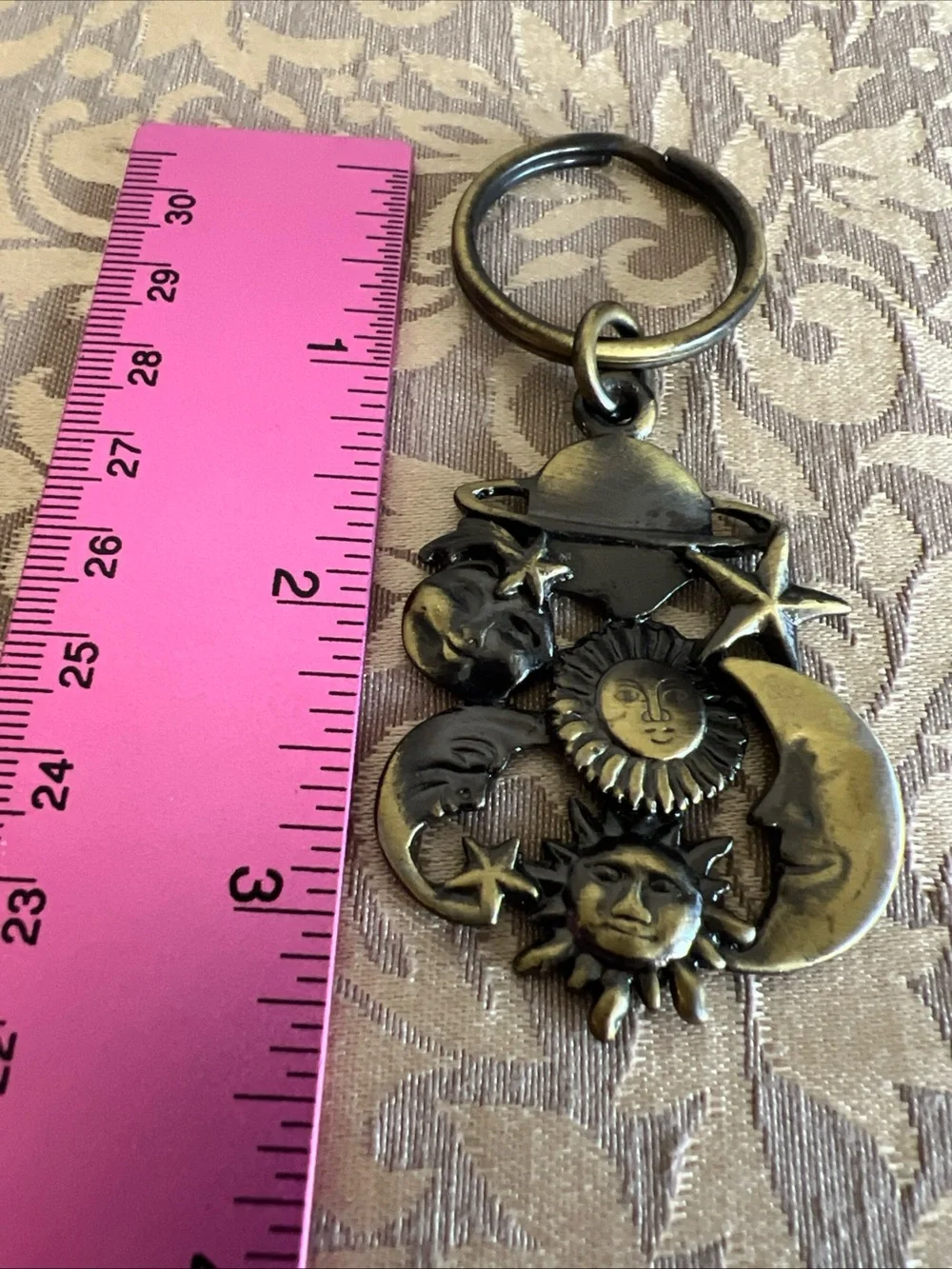 Sun Moon Star Keyring Big Three Astrology Ego Loyalty  Kind